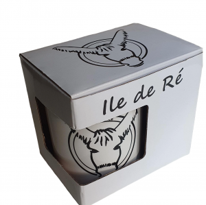 Iledere mug souvenir elevage anedere logo sf