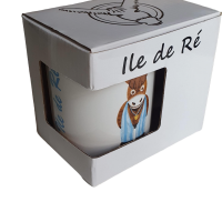 Mug recto verso avec boite de presentation ile de re